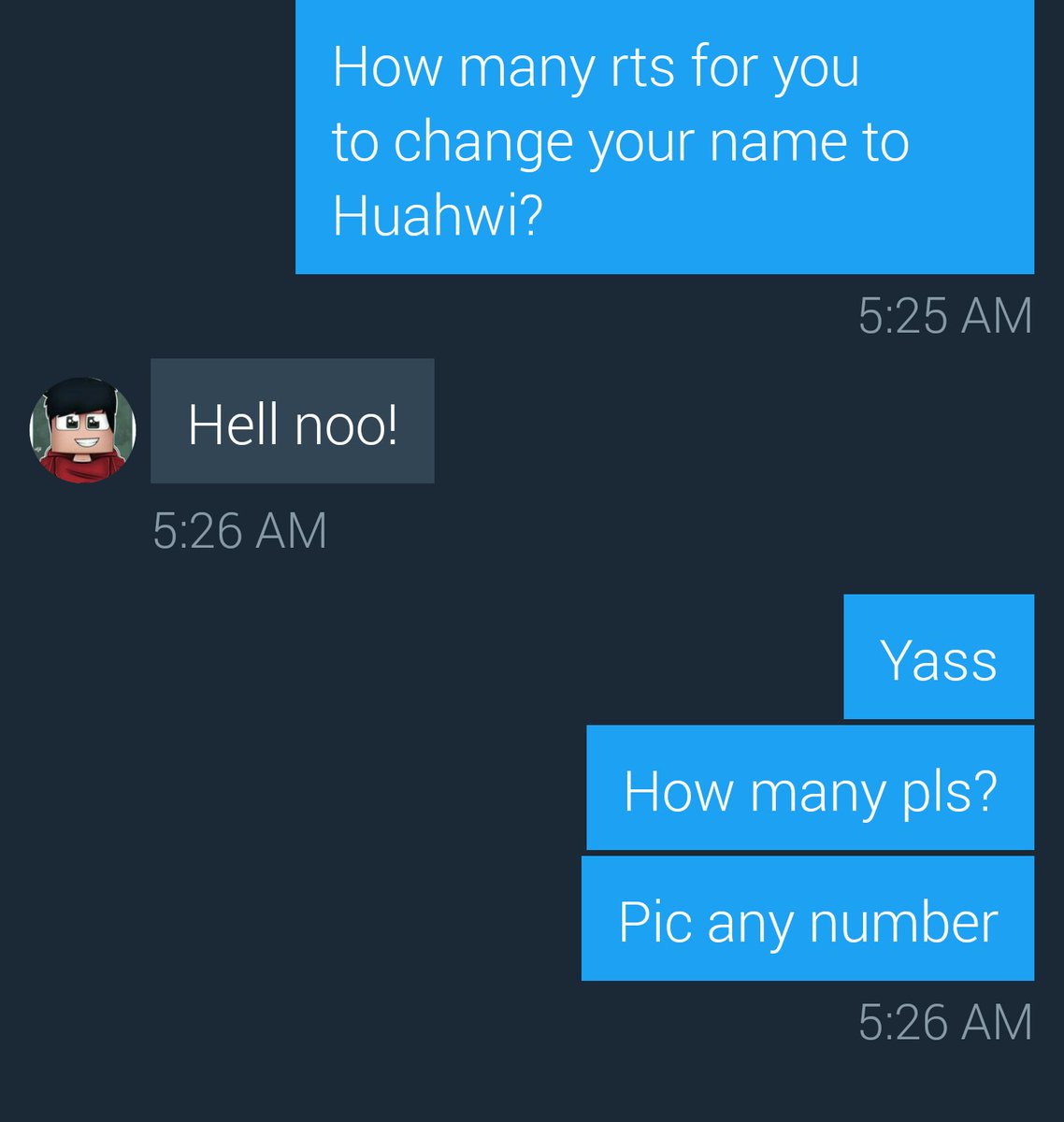 RedShot334's tweet image. 150 rts for @dricheryt to Change his name to huahwi, RT