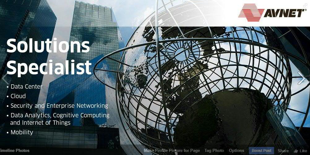 Avnet's tweet photo. Just launched! 450+ specialists dedicated to #IoT #Cloud #BigData #Security #Networking https://t.co/sukB08ij4f https://t.co/8W5i8NYJT7