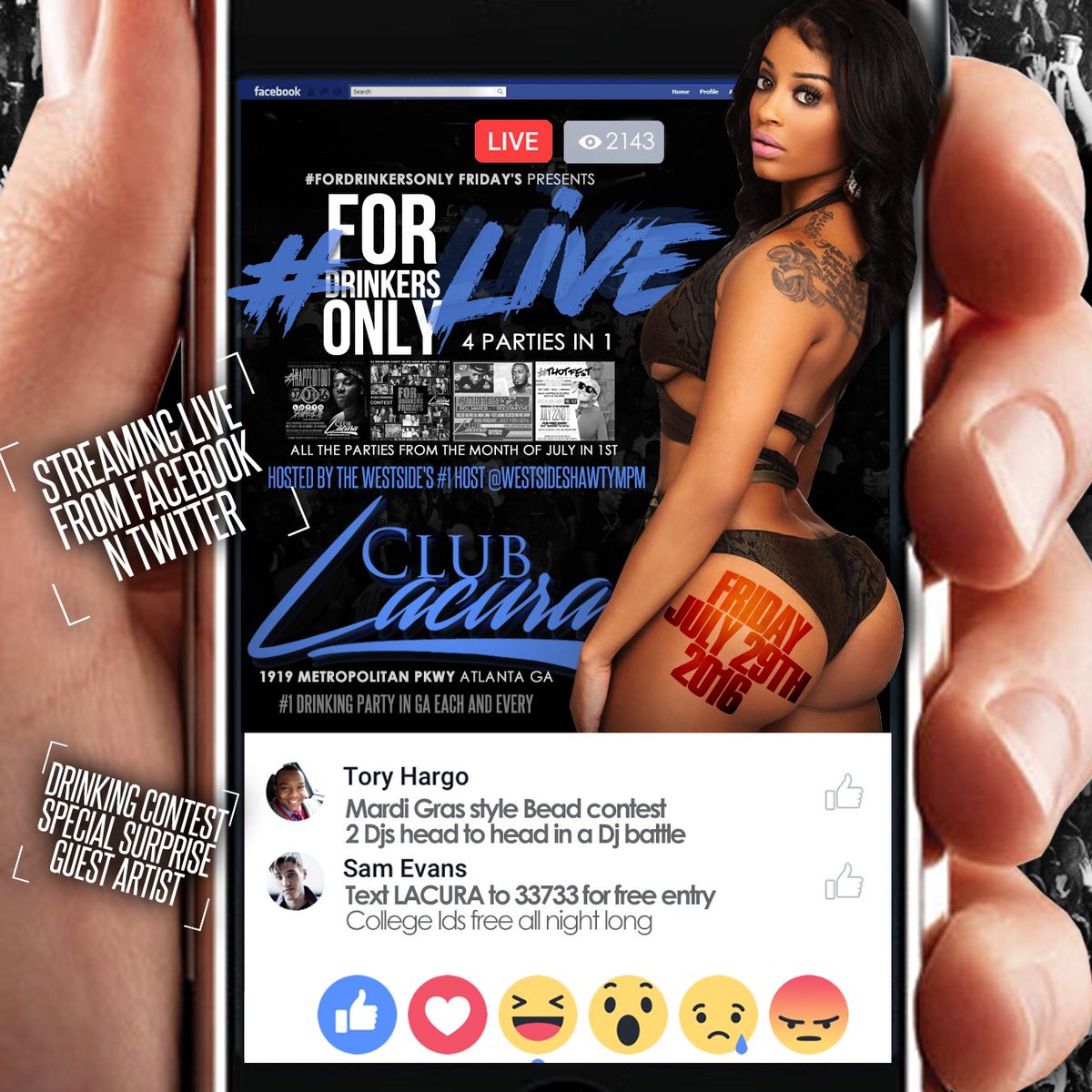 _jay303's tweet photo. #FordrinkersonlyLive

Going live From Facebook n periscope at 11pm tonight 👀

https://t.co/4fCbjlIx2r