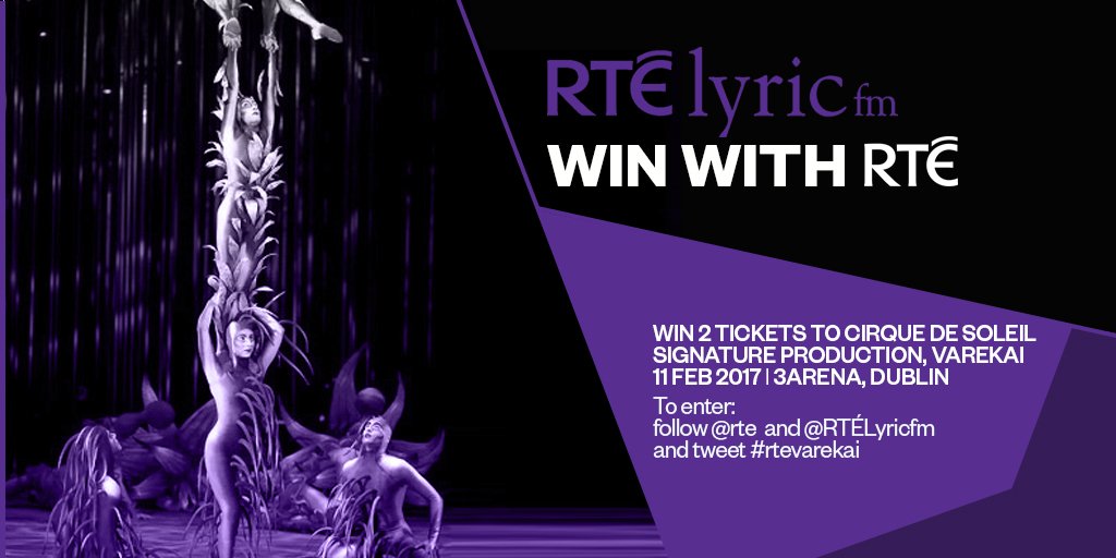 rte's tweet photo. Win 2 tix to Cirque de Soleils production of Varekai 2017. To enter follow @rte + @RTElyricfm &amp; tweet #rtevarekai https://t.co/Fbc6IADMoP