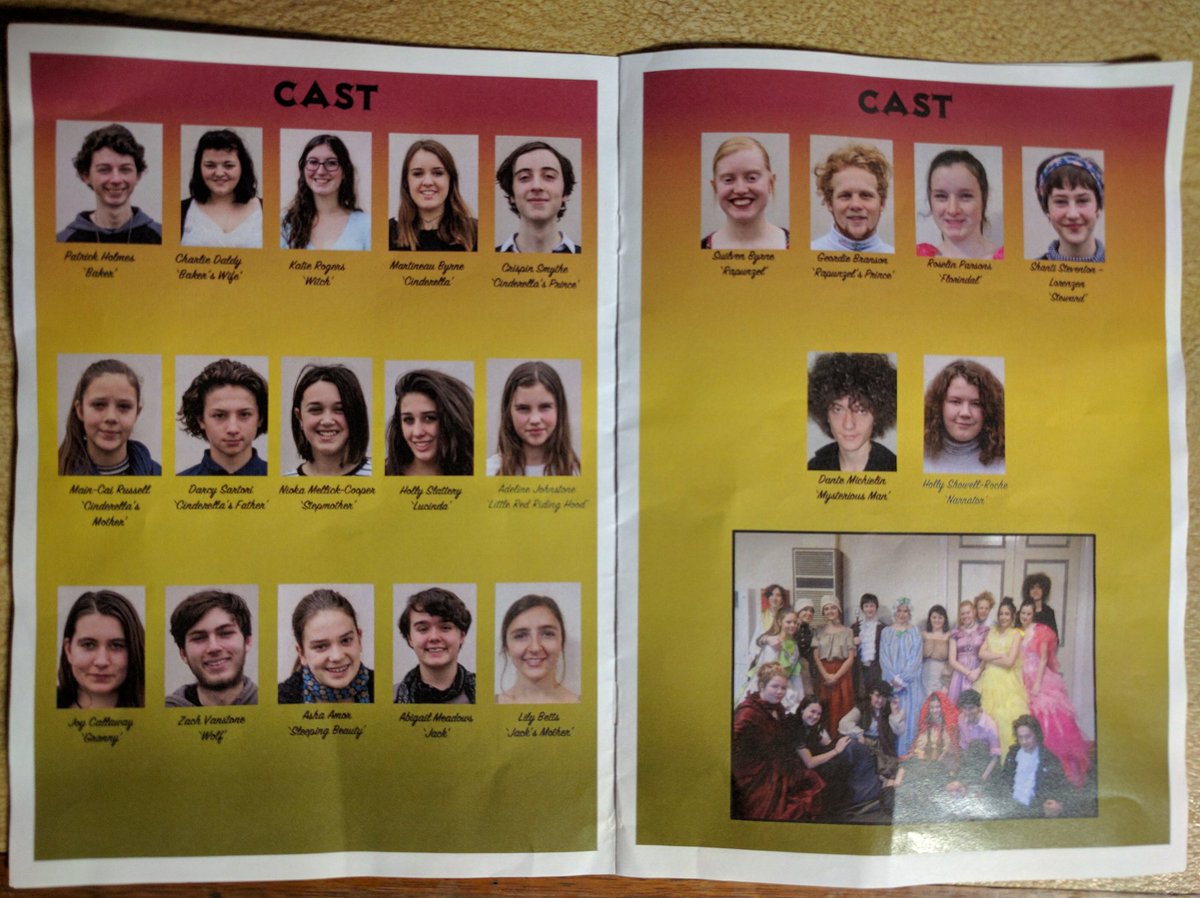 John Thomas on X: "Congrats Castlemaine Secondary College on a great  performance of Into the Woods tonight. #castlemaine #csc  https://t.co/JktP8KXDm1" / X