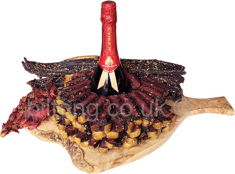 Susmansbiltong's tweet photo. follow us &amp; retweet.
If you do you could win enough #biltong (6kg) and wine to make this. The winner drawn end Aug16 https://t.co/0XhRXmdYFV