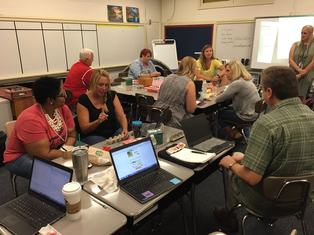 DebHickerson's tweet photo. MCS Ts working early this a.m. @MCScommunicates @mcsgilbert #BackToSchool  #MboroEdchat https://t.co/Dp6KEJTj25