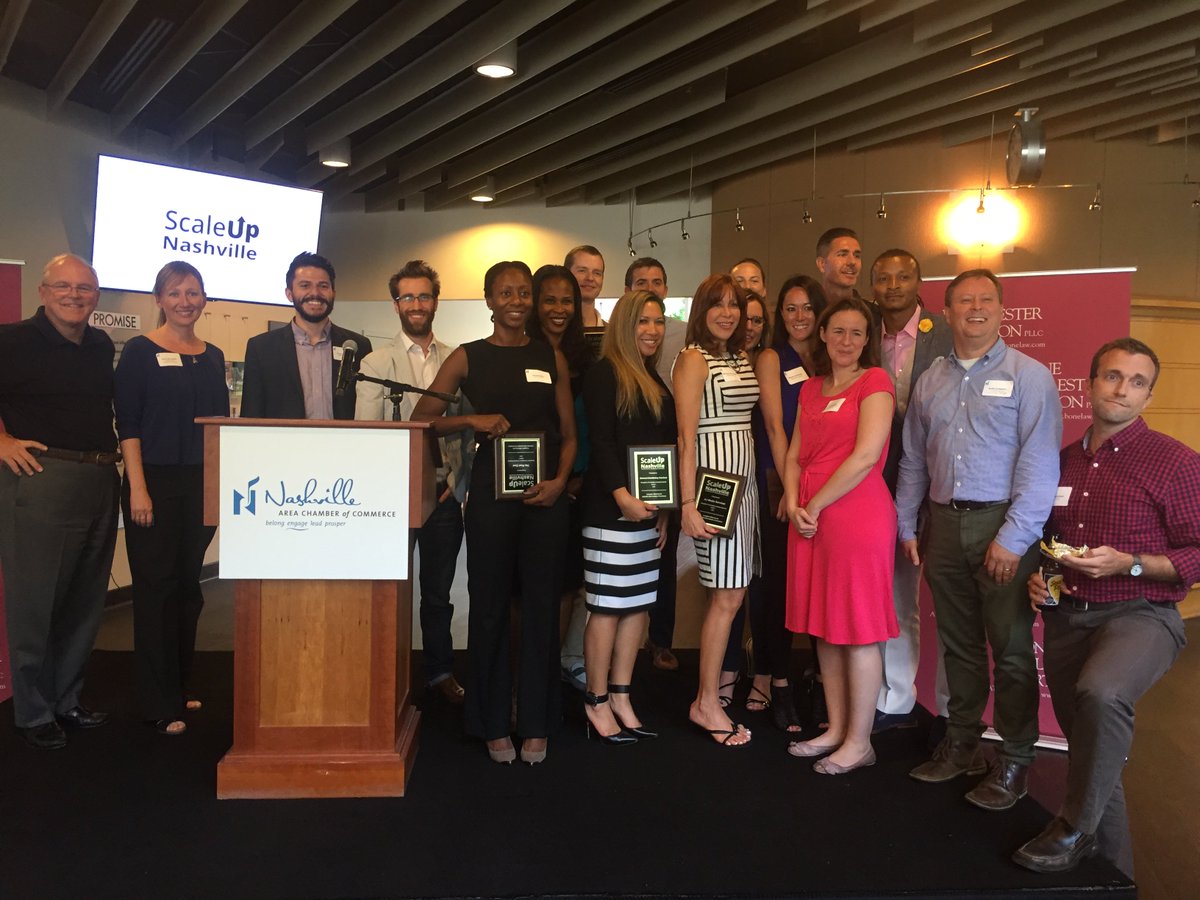 nashchamber's tweet photo. We celebrated our @scaleupnash graduates at #Bizaroo yesterday! Congrats, y'all! https://t.co/4rmsyAfyb4