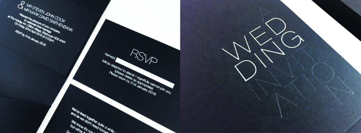 ZestDesignPrint's tweet photo. We've done some beautiful #weddinginvitations this year...

#weddings #print #graphicdesign #foiling #creative https://t.co/loVM0KlZqe