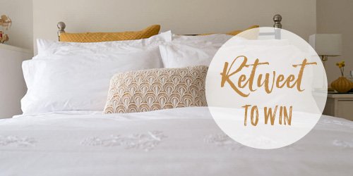 Christy_Home's tweet photo. RT for a chance to #WIN a set of #Lillian bed linen, as seen @msmollylouise T+Cs https://t.co/ssrd2Bjxt0. https://t.co/n1uDXaA0np