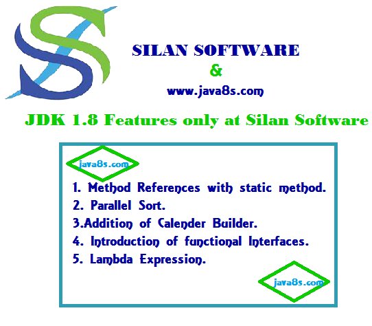 Java8s_'s tweet image. We provide the best.....
Now get JDK 1.8 features only at Silan Software &amp;amp; java8s.com