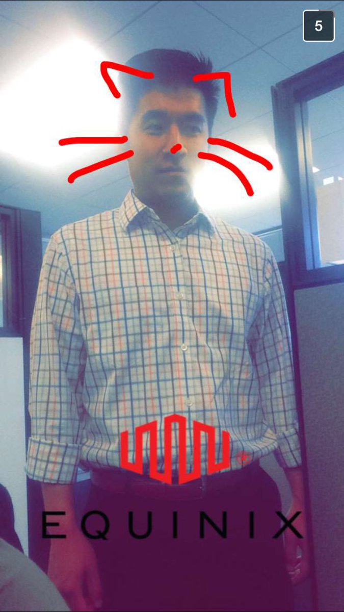 EquinixCareers's tweet photo. #FlashbackFriday to the day @Snapchat filters came to @Equinix & the #EquiNext gen led the way! #LifeAtEquinix https://t.co/upWwMqVnHJ
