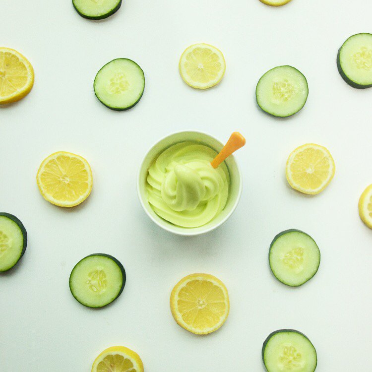 OrangeLeafSTNY's tweet photo. Staying as coooool as a cucumber. #SpaDaySorbet #summerflavor https://t.co/KU5BFukpuv