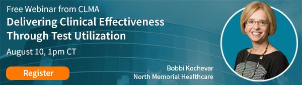 hc1dotcom's tweet photo. Need #TestUtilization answers? Join this webinar from @CLMAorg &amp; @northmemorial! Reg: https://t.co/qTqC5y3DXS https://t.co/r1CssMSefn