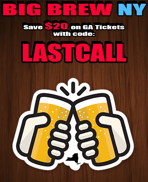 BigBrewNY's tweet photo. ENDING TONIGHT! BIG BREW NEW YORK save $20 on GA tix w/code LASTCALL https://t.co/9GsXAR7qGc #CraftBeer #Tarrytown https://t.co/xxDoL4kw49