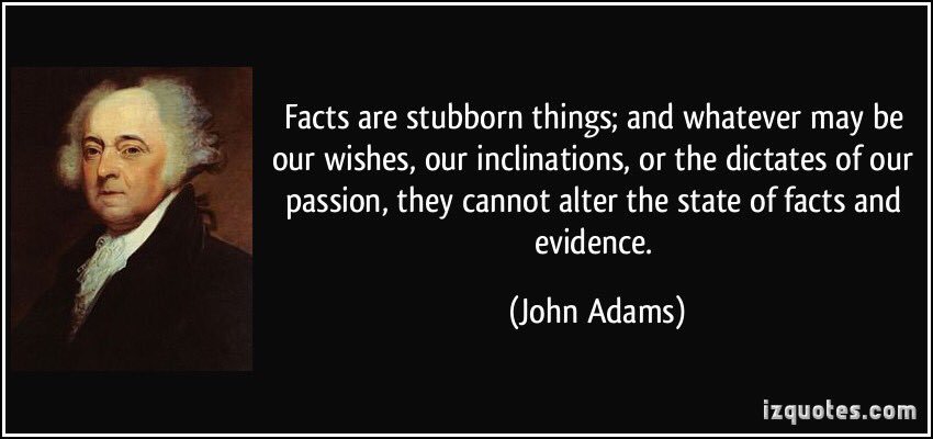Bmac0507's tweet photo. John Adams with the original "facts don't care about your feelings." CC: @benshapiro @realDailyWire https://t.co/OqR5X7aFNj