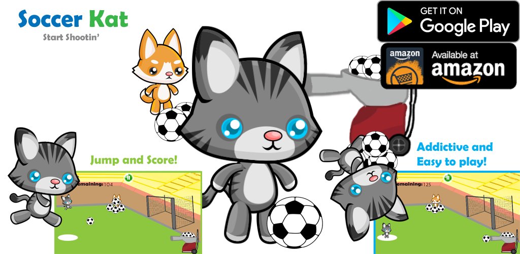White_Panther_S's tweet image. Soccer Kat
Now on both @GooglePlay and @amazon 
#Bangladesh #New_BD_Developer #WhitePantherStudios