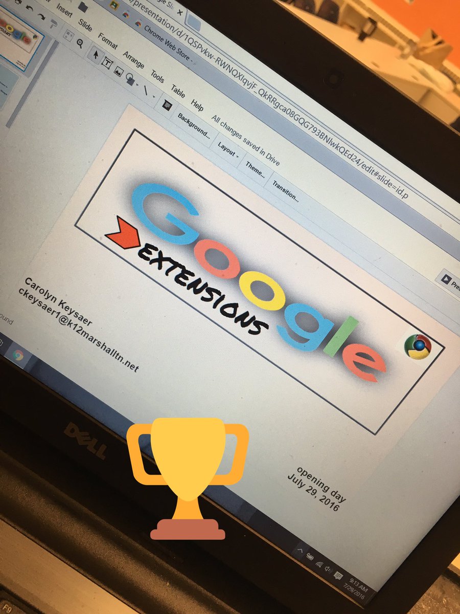Come to my session, room 2, for more info on on Chrome extensions!! #Marshallcosch