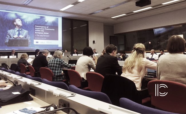 L'ensemble du board de l'#InsolvencyCouncil était présent à "Convergence of #insolvency frameworks within the EU".