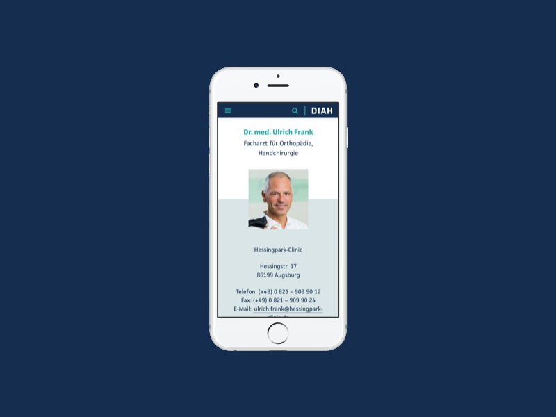berlinersueden's tweet photo. This is a doctor’s profile view we designed and developed for the DIAH.

The DIAH is the G… https://t.co/Kt2f7KDbOq https://t.co/wzybHbVx72