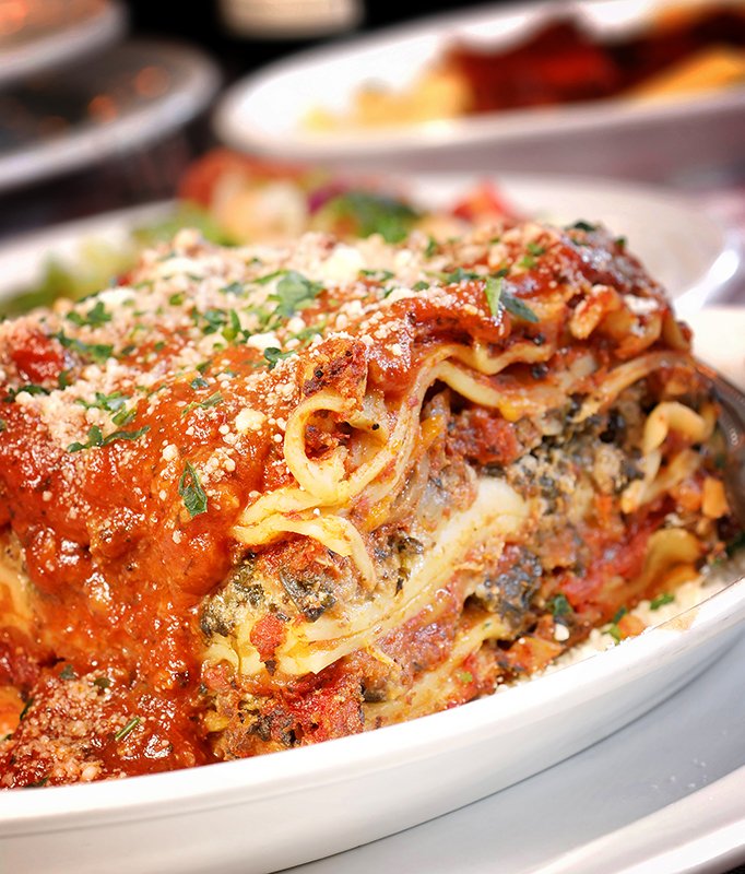 RussoNYPizzeria's tweet photo. Layers upon layers of melty, saucy deliciousness... #LasagnaDay https://t.co/sSNpeuB3vD
