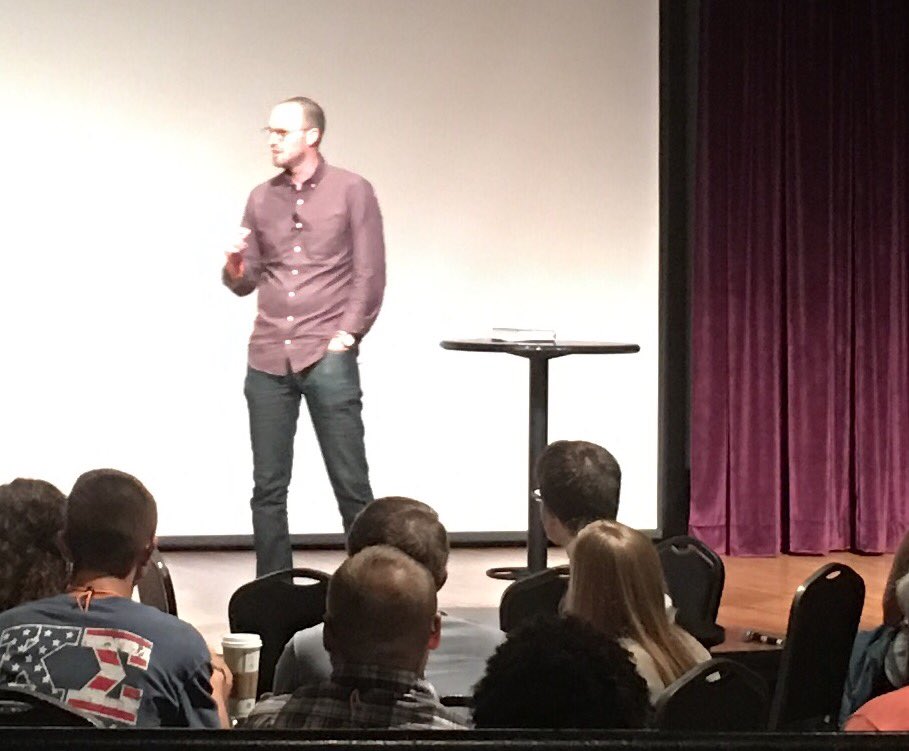 hst_edu's tweet photo. @hst_edu alum Neil Reynolds bringing the word @CFCconference #2016CFC https://t.co/gcnajWfAfs