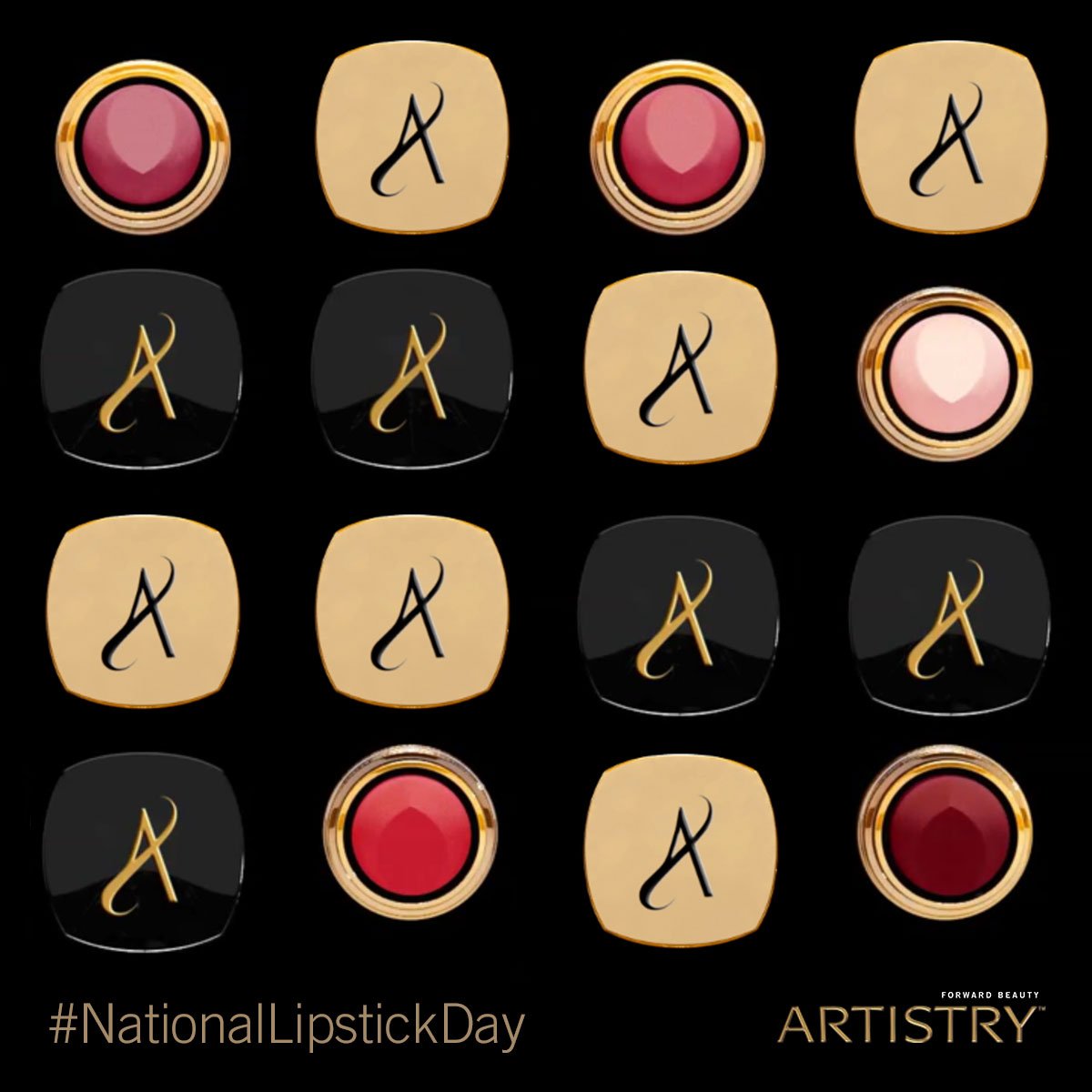Happy #NationalLipstickDay ! RT if you’re wearing Signature Color Lipstick today. #ArtistryCosmetics