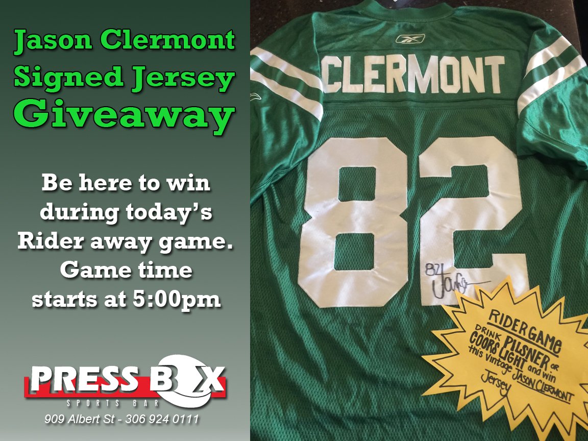 Jason Clermont Signed Jersey Giveaway!! Today!!