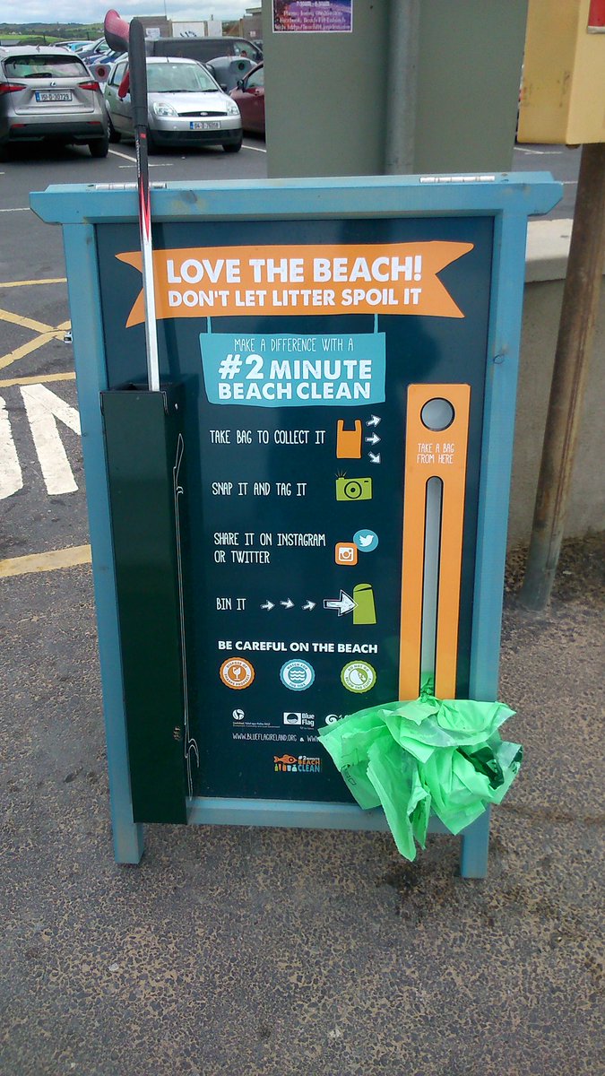 MidletonTidy's tweet image. Great idea @BlueFlagIreland, spotted on Lahinch Promenade