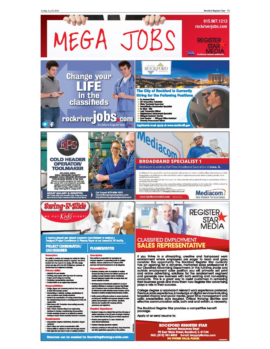 RockRiverJobs's tweet photo. There are lots of job openings in the Rockford area. Check them out now! 
#jobs #employment #jobsearch https://t.co/c2FvTBpvAO