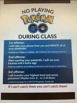 drcompton's tweet image. In case you are concerned about Pokemon in the classroom as a distraction: #syllabusamendment  #probsolving