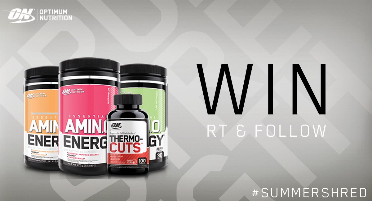 UKTeam_Optimum's tweet photo. 2 hours left in our giveaway! #RT &amp; follow for your chance to #win our new #AminoEnergy &amp; Thermocuts! #SummerShred https://t.co/77xJJiy2Mg