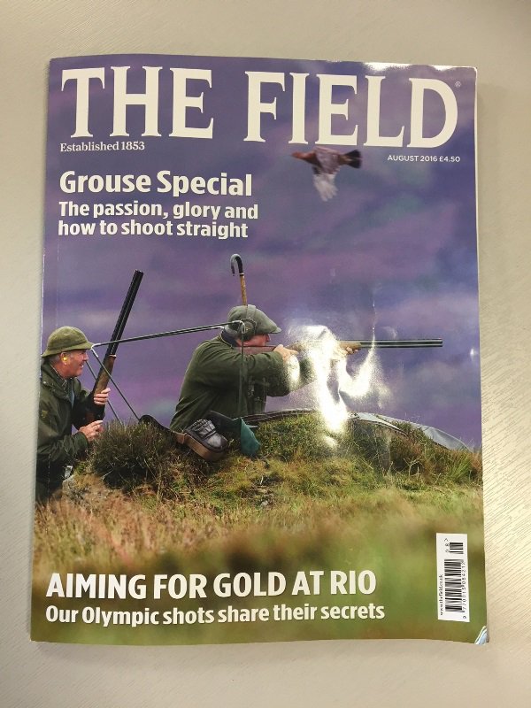 giftofgrouse's tweet photo. Gift of Grouse campaign features in the August edition of @TheFieldmag - purchase a copy if you can! #giftofgrouse https://t.co/AHHR2BkZvi