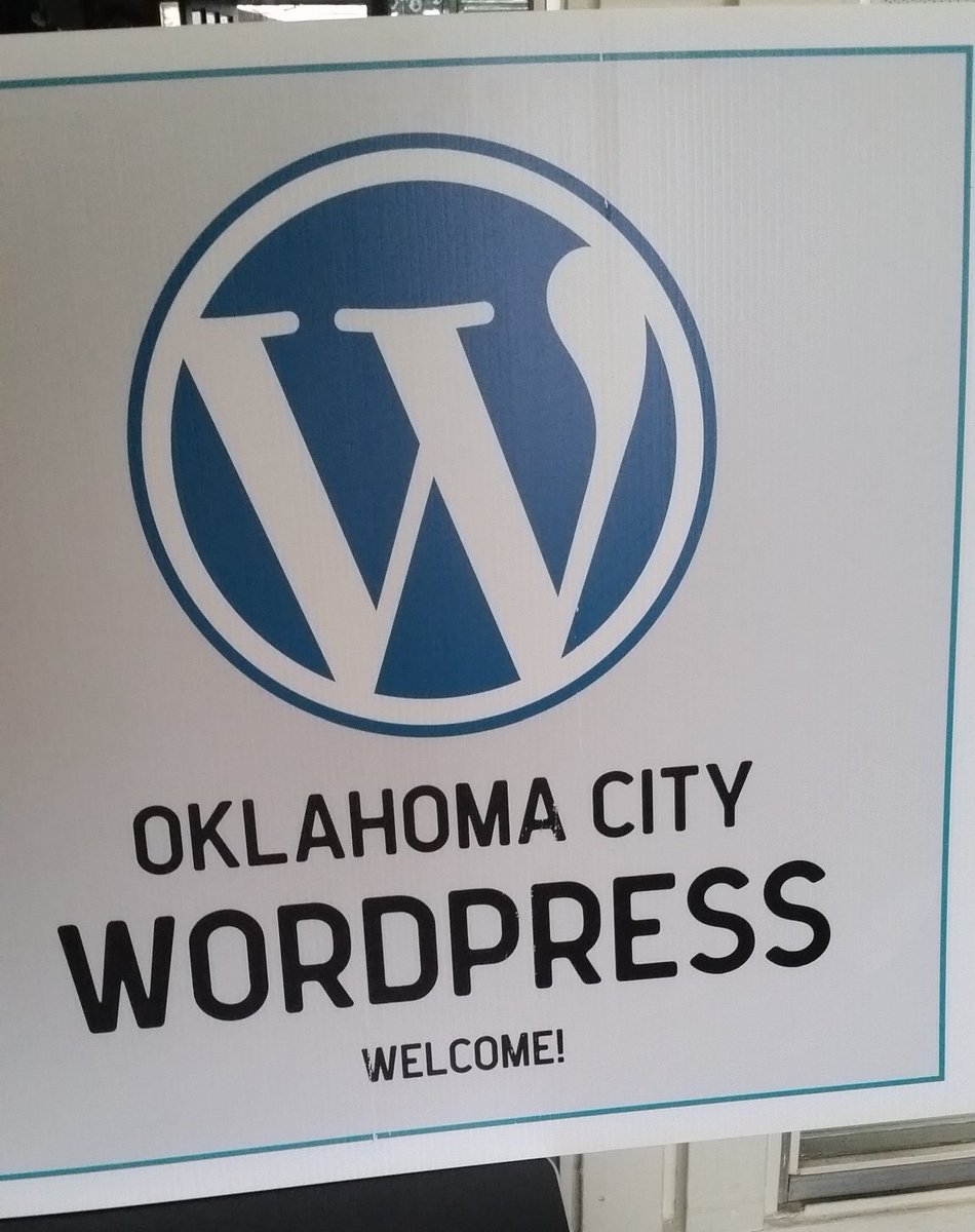 Check our Location page 2016.okc.wordcamp.org/location/ to get to #wcokc. Look for #WordPress sign at the east entrance