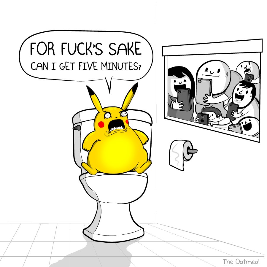 Oatmeal's tweet photo. Pikachu https://t.co/tipQPBWXAX