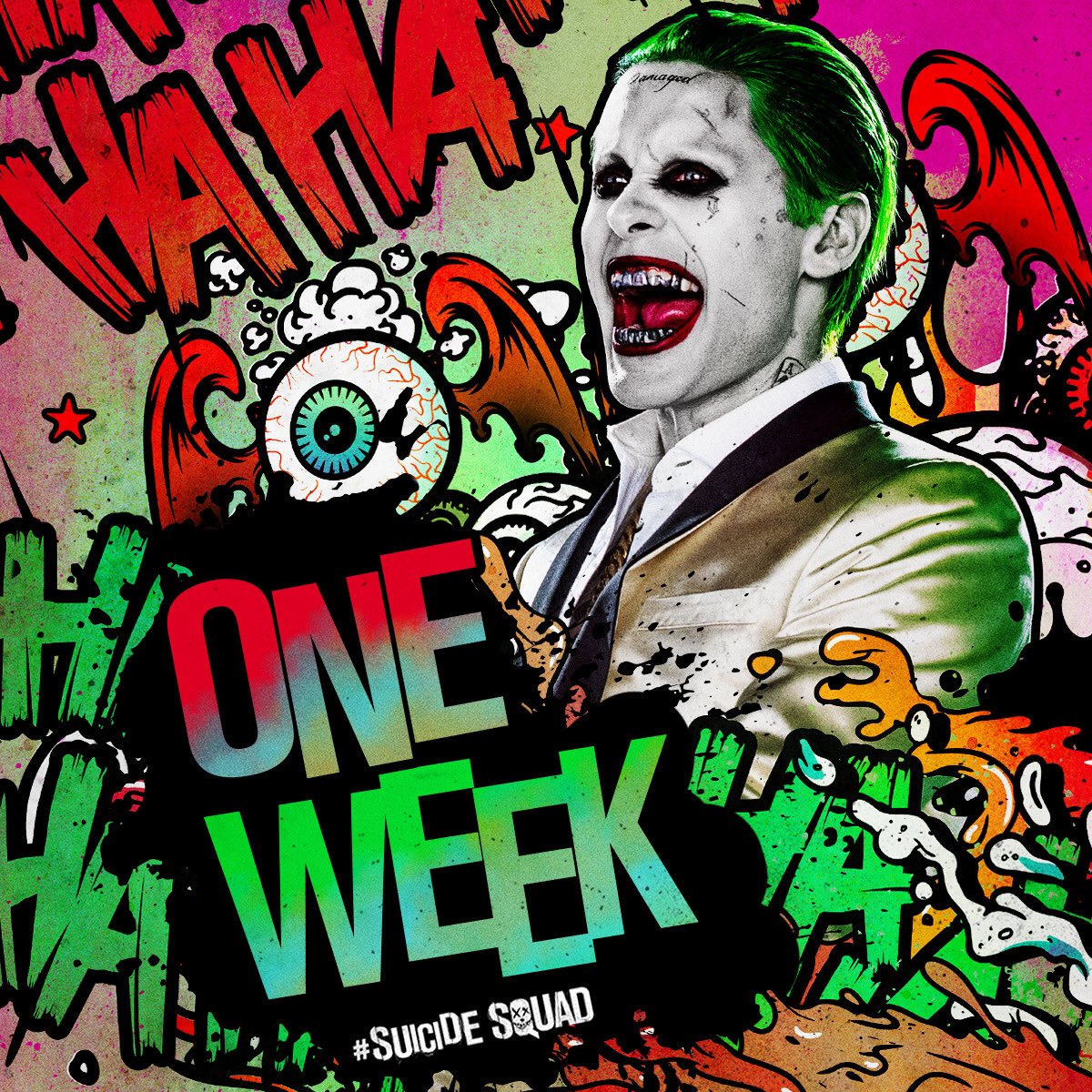 SuicideSquadWB's tweet photo. Thank squad, only ONE more week. Get your #SuicideSquad tickets now: https://t.co/xYMUR8BBcg https://t.co/yBLmchSFgb