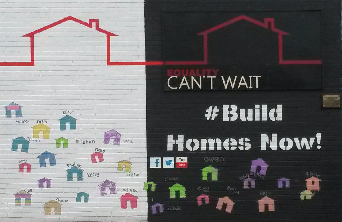 PPR_Org's tweet photo. Here's a short TV news piece by NVTV about our #BuildHomesNow mural launch in WBelfast - https://t.co/u8qwqnasKC https://t.co/ySlwOYwMY7