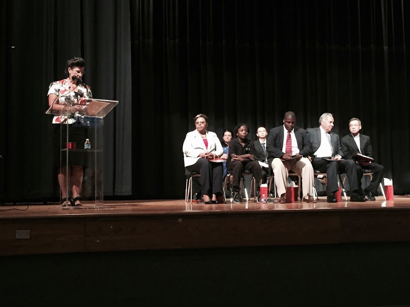 LAPCSTeam's tweet photo. Celebrating @EinsteinCharter's High School opening this morning! #nolaed #LaCharters https://t.co/YQhJLnYcWy