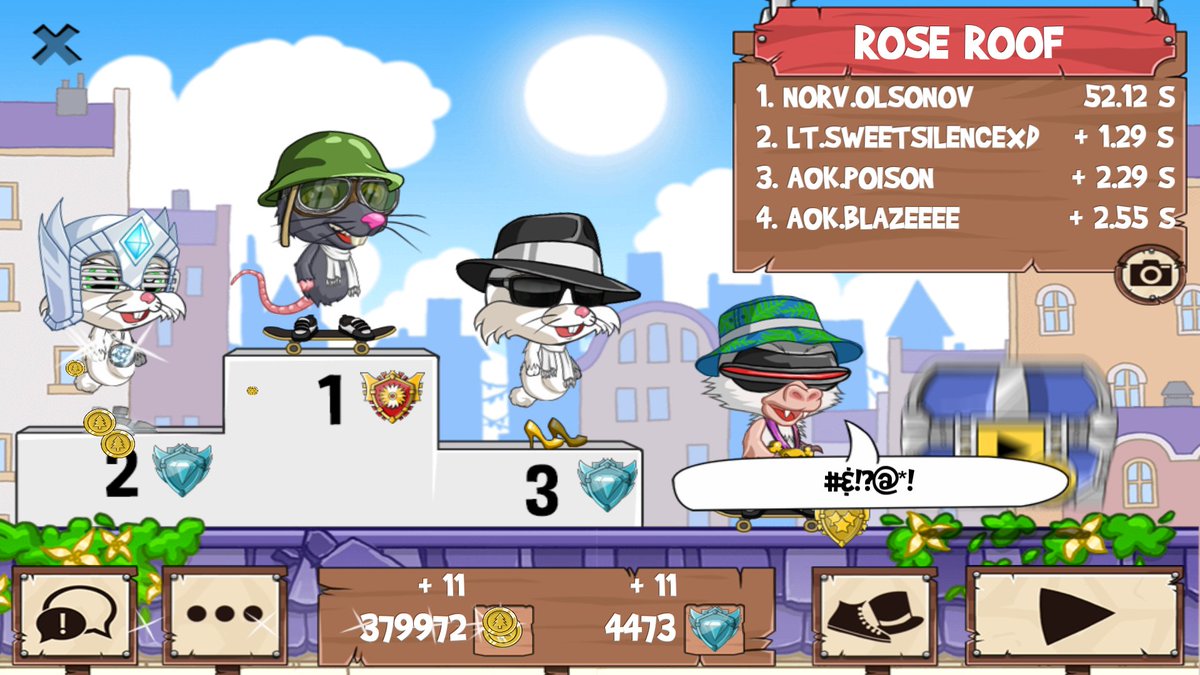 iamsweetsilence's tweet photo. Having a blast! #Olsonov #Poison #Blazeeee #funrun2 https://t.co/3r6v2jnhmI