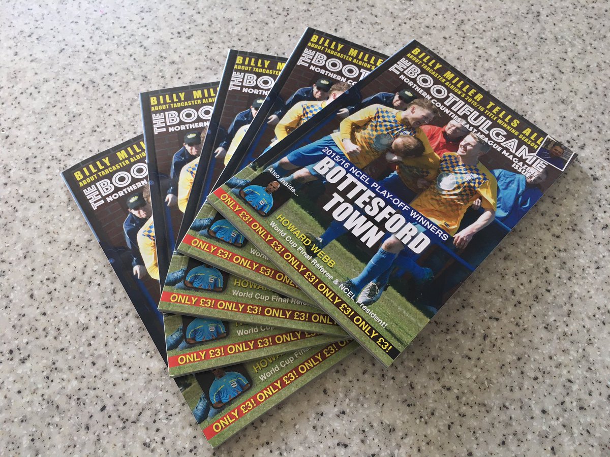 TheBootifulGame's tweet photo. BREAKING NEWS!

Issue 1 will be available TONIGHT at @CleeTownFC vs @northferribyutd at @LindenHomesClub! https://t.co/1X0fkmZQLy