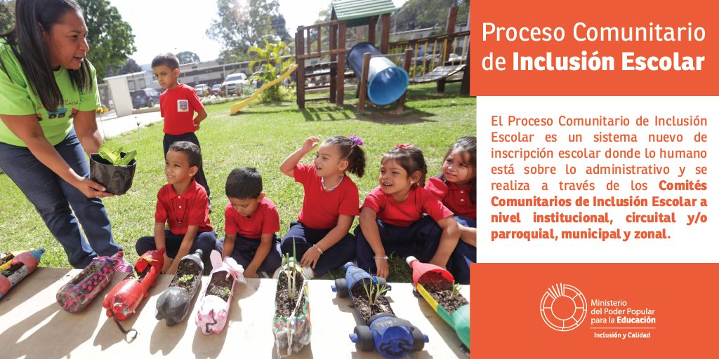 mineducacion_ve's tweet photo. El Proceso Comunitario de Inclusión Escolar es el sistema donde lo humano está por encima de lo administrativo https://t.co/LSW1mINvQU