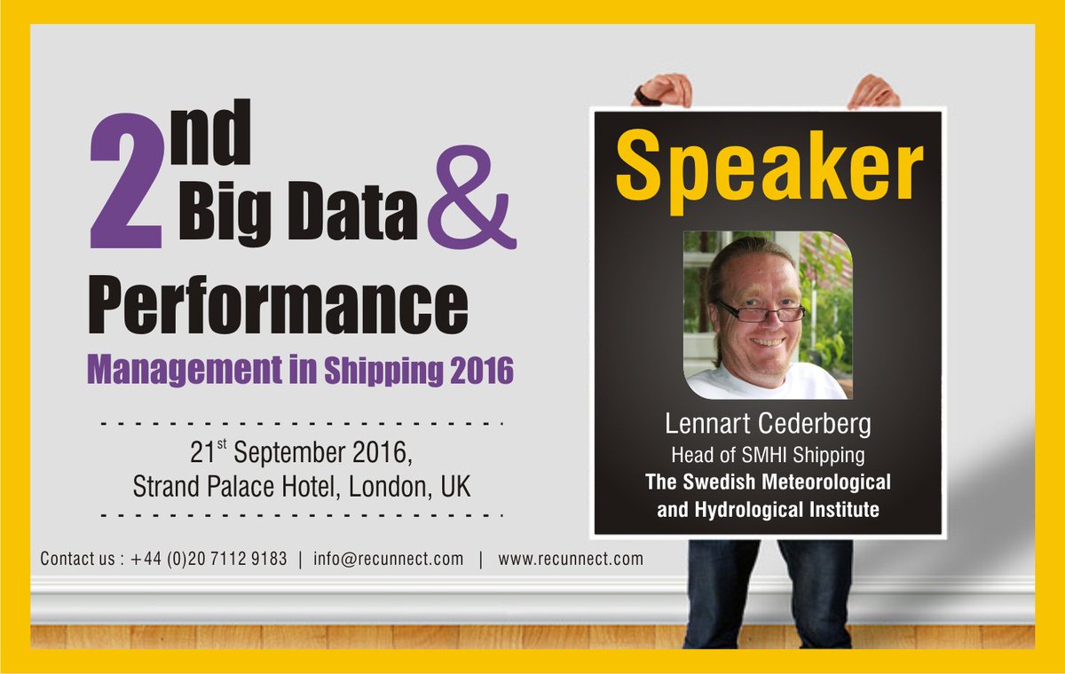 sarikasareen's tweet image. #bigdataevents - We are Delighted to announce and welcome our Speaker &quot;Lennart... tsu.co/recunnect/1328…