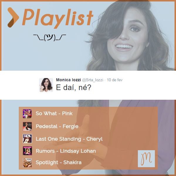 MonicaIozziNet's tweet photo. Sexta!👯 Vamos entrar no clima? ;)
https://t.co/RXkQudr3xI

Ps: não é por nada, não... Mas essa playlist está DEMAIS! https://t.co/iNQE6qAFnI