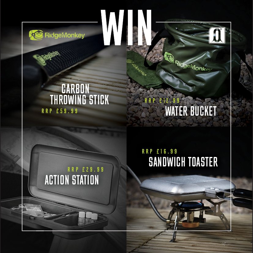 Win £120 worth of RidgeMonkey products! Follow <a href="/RidgeMonkey/">RidgeMonkey</a> &amp; <a href="/carpology/">CARPology</a> then RT. Winner announced Monday 8th #Win