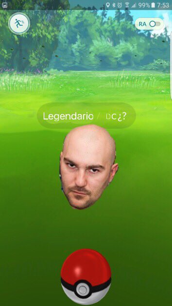 Jugando al pokemon go nos hemos encontrado uno <a href="/legendarioDC/">Legendario Cruel</a>