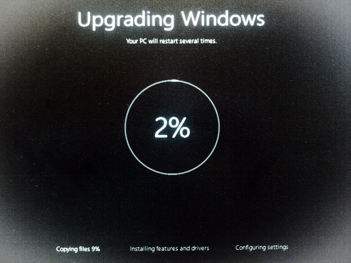 urimiscott's tweet image. We all know I&apos;m gonna regret this in the morning.   

#Windows10upgrade #WorkDesktop #BeenPuttingThisOffTooLong #Ugh