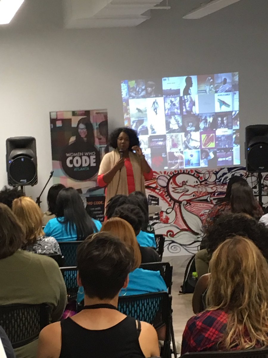 ace_ux's tweet image. &quot; You have to ask yourself, &quot;Am I inspired by what I&apos;m doing?&quot; @TechSquare #womenwhocode #WWCATLHack