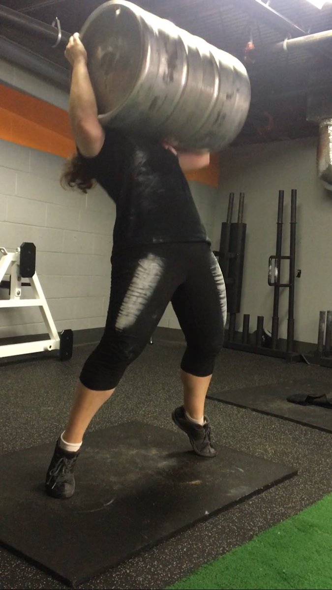 Alyssa_Zauderer's tweet photo. Battle of the Belles prep is officially underway! #girlswhostrongman #powernyc https://t.co/wx7BtqDYN4
