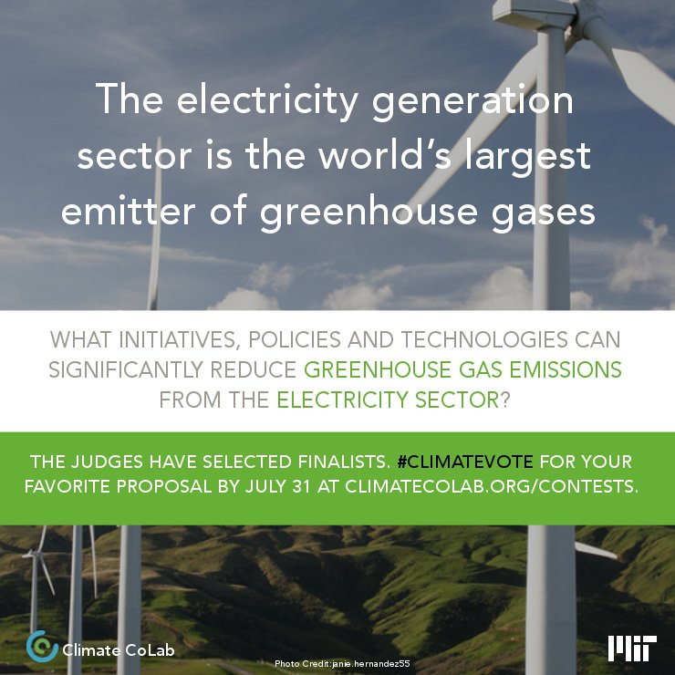ClimateCoLab's tweet photo. #Climatevote for your favorite #energy #supply proposal! 2 days left! https://t.co/3k7lPW9F9q https://t.co/2dQqiGSVyy