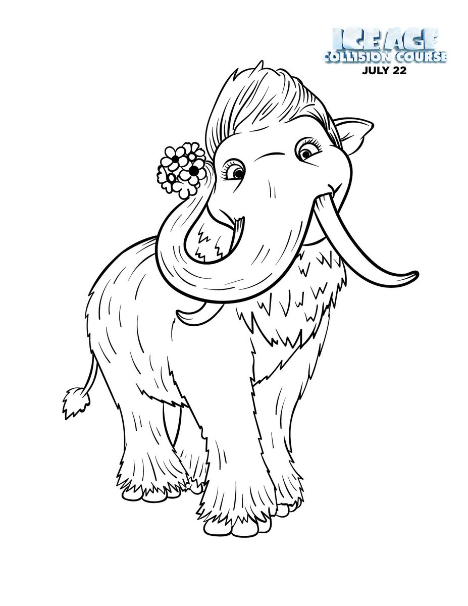 ICE AGE on Twitter "Keep calm and color on ðŸŽ¨ Print out these IceAge CollisionCourse coloring pages for a fun family Friday activity … "