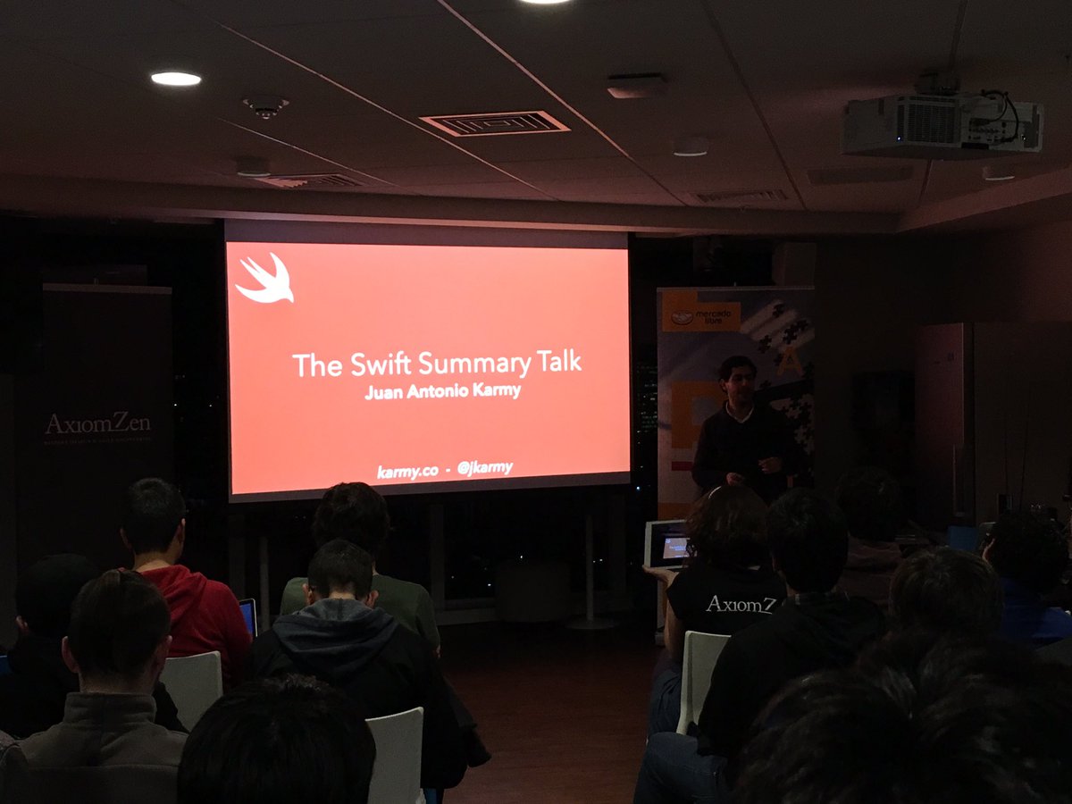 Buenísima meetup de IOS.