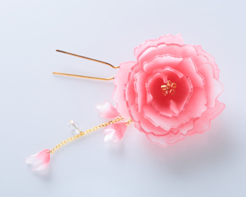 8gatu Twitterissa 牡丹の簪も新色を作成しました 花びらは赤い金魚のような色合いをイメージしています プラバン 牡丹 簪 Minne 8gatu Twitterissa 牡丹の簪も新色を作成しました 花びらは赤い金魚のような色合いをイメージしています プラバン 牡丹 簪 Minne