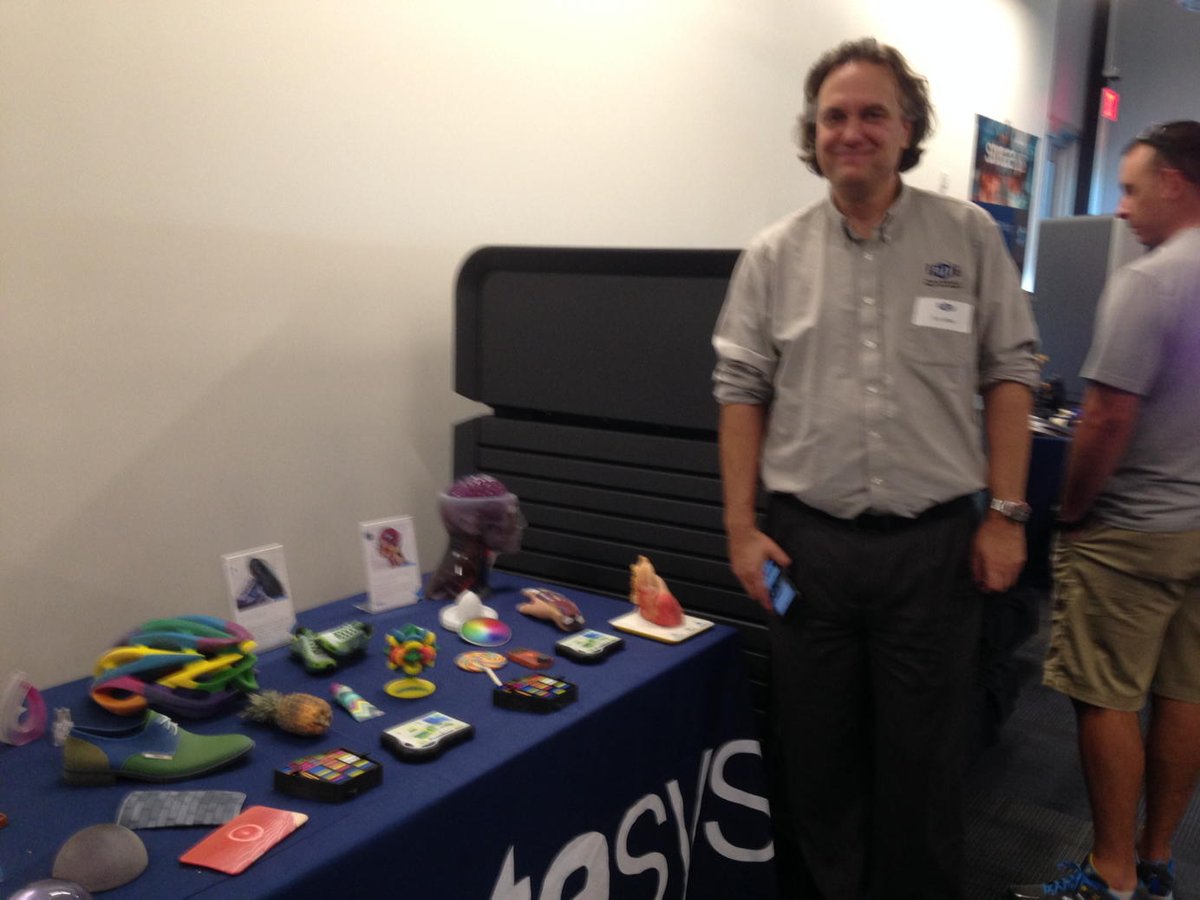 Psyched to see the new #stratasys J750 #3dprinter in action at the <a href="/padtinc/">PADT, Inc.</a> roadshow event at SkySong Tempe AZ