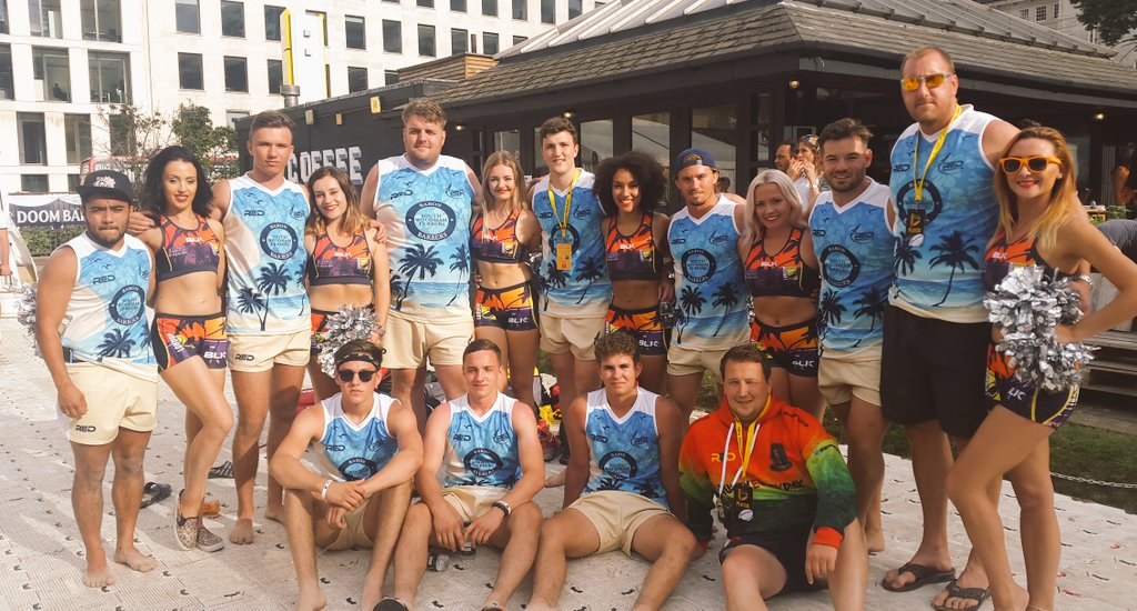 <a href="/REDRockets7s/">Rockets 7s</a> <a href="/REDTeamwear/">RED Teamwear</a> at <a href="/ldnbeachrugby/">London Beach Rugby</a> chilling out!